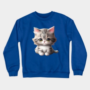 cute cat Crewneck Sweatshirt